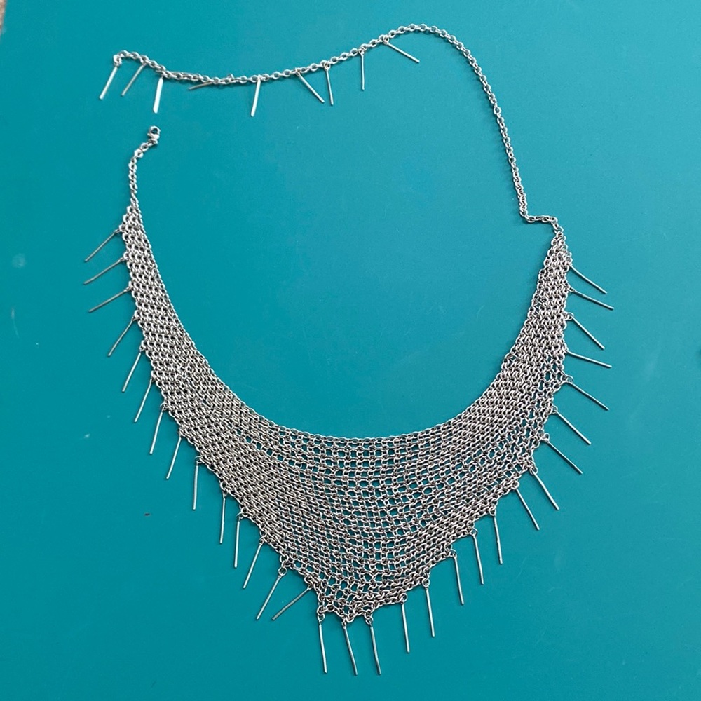 Chain & spike necklace/belt
